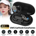 Bluetooth 5.4 Kabellos Kopfhörer OWS Ohrhörer Open Ear Ohrbügel Drehbare SCHWARZ