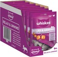 Whiskas Relax Unwind Katzensnacks Huhn Portionsbeutel Adult Snack 8x45g