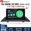 DAB+ Carplay Für BMW X3 E83 2004-12 Android 14 Autoradio GPS Navi WIFI 4G 6+128G