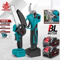 2IN1 Akku Kettensäge 6 Zoll Elektro 30mm Astschere Gartenschere Für Makita 18V