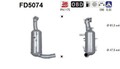 AS FD5074 Dieselpartikelfilter Rußpartikelfilter DPF für FIAT PANDA (169) Euro 5