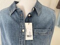 Opus Damen Jeans Bluse Langarmbluse HemdbluseDenim Gr. 40 Neu