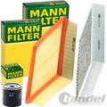 MANN FILTER INSPEKTIONSPAKET passend für MERCEDES A/B KLASSE W176 W246 CLA C117