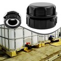IBC Tank Adapter 62mm auf S60x6 mit Tankabdeckung und Grobgewindeanschluss