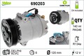 Kompressor Klimaanlage VALEO CORE-FLEX 690203 für OPEL S10 ASTRA MERIVA P10 12V