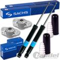 2x SACHS STOßDÄMPFER + DOMLAGER + PROTECTION KIT HINTEN passend für VW TOURAN