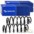 SACHS 2x FEDER FAHRWERKSFEDER HINTEN FÜR FORD FIESTA 6 
