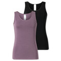2er Pack - Schiesser - 95/5 Cotton - Damen - Unterhemd / Top - Tank Top - U-Auss