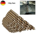 15er Set Spiralbohre Metallbohrer Edelstahl HSS E Co5% Cobalt Kobalt Ø1,5-10m DE