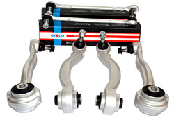 4X QUERLENKER + 2X OYODO KOPPELSTANGE VORNE FÜR MERCEDES C KLASSE W204 S204 204