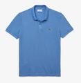 LACOSTE Herren Poloshirt T-Shirt blau slim fit Gr S (Fr 3) piqué PH4012 00 776