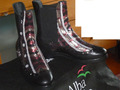 Alba Moda Leder-Stiefelette/Chelsea mit Pailletten -  Gr. 35  NEU !