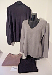 Marken-Kleiderpaket 4 Teile Strickpulli Rolli Pulli Gr. 46 Damen Kleidung  KP550