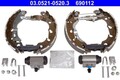 ATE 4x Bremsbacken Bremsbackensatz für Trommelbremse Original ATE TopKit Hinten