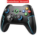 Wireless Game Controller mit Turbo-Funktion und Dual-Vibration für PC & Switch