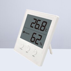  2 stücke Weiß Elektronische Digital Hygrometer Indoor Thermometer Mini Slim