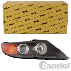 TYC HAUPTSCHEINWERFER H7/H1 RECHTS passend für KIA SORENTO II 2.0-2.4 CVVT CRDI