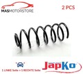 SCHRAUBENFEDER FAHRWERKSFEDER VORNE JAPKO ZCJ1297G 2PCS V NEU OE QUALITÄT