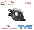 NEBELSCHEINWERFER PAAR SET TYC 19-0227-01-2 2PCS I FÜR AUDI A4,B7,B6