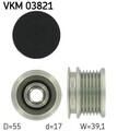 SKF Generatorfreilauf VKM 03821 für W210 KLASSE VITO SPRINTER MERCEDES B904 B903