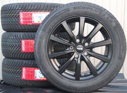 VW Bus T5 T6 T6.1 Transporter Satz Räder Alufelgen P69 schwarz Allwetterreifen