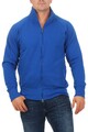 Herren Sweatjacke ohne Kapuze Zip-Jacke Reißverschluss mit Kragen Pullover Sweat