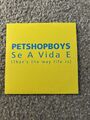Pet Shop Jungen - Se A Vida E European 🙂 Kartenhülle Neuwertig
