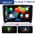 9"Autoradio Navigation GPS für 2006-2014 Audi TT MK2 8J Navi RDS USB DAB 2+64G