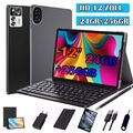 2024 Neueste Tablet 12 Zoll Android 14 24GB RAM+256GB/12GB+256GB 8-Core 5G SIM