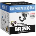 Brink Anhängerkupplung abnehmbar für VW Touran II 15-21 + 13pol spezifisch