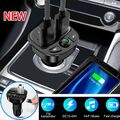 MP3 Player Handsfree Drahtlos Bluetooth Car FM Transmitter Kit 2 USB Ladegerät