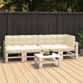 Palettenkissen Set Palettensofa Palettenpolster Sitzkissen 5-tlg. Stoff vidaXL
