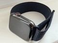 Apple Watch Series 6 44mm, GPS+Cellular - Edelstahl Graphit , Sport Loop Armband