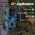 4K 30MP 20MP Wildkamera Video Jagdkamera Bewegungsmelder Nachtsicht Mit SD Karte