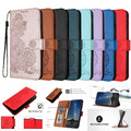 Handy Tasche für Samsung A15 A35 A55 A23 A33 A53 A73 Blumen Hülle Wallet Case
