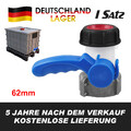 62mm IBC Adapter Kugelhahn Tank Container Auslaufhahn S60x6 Wasserhahn Zubehör