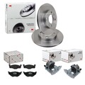 NK BREMSSCHEIBEN + BELÄGE + SÄTTEL VORNE passend für VW GOLF 3 VENTO POLO 6KV