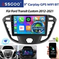 2+32G Autoradio Android 15 Carplay GPS Nav für Ford Transit Custom Tourneo 13-17