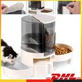 2 in 1 Futterautomat Tränke Katze Automatischer Futterspender für Katze und Hund
