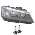 Scheinwerfer Frontscheinwerfer rechts H7/H7 für BMW X3 F25 inkl. Osram Lampen
