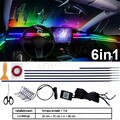 6in1 Auto RGB LED Symphony Innenraumbeleuchtung Ambientebeleuchtung App Control