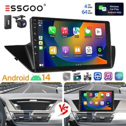 4+64G Apple Carplay DAB+ Für BMW X1 E84 2010-15 Android 14 10" Autoradio GPS Kam