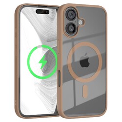 Hülle für Apple iPhone mit MagSafe Transparent Silikon Handyhülle Cover Klar