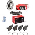 Brembo Xtra Line Bremsscheiben 310mm + Bremsbeläge Hinten passend für Skoda 2.0