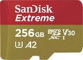 Sandisk Speicherkarte microSDXC Extreme 256GB 190MB/s A2 C10 V30 UHS + . B Ware