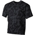 Army Tarn T-Shirt nightcamo S-3XL US Armee russian black camo darkcamo Militär