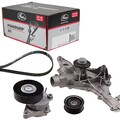 GATES KEILRIPPENRIEMEN-SATZ + WASSERPUMPE passend für CHRYSLER CROSSFIRE