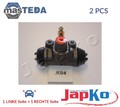 67K04 RADBREMSZYLINDER TROMMELBREMSE HINTEN JAPKO 2PCS FÜR KIA PRIDE