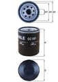 MAHLE Ölfilter OC 981 Anschraubfilter für SAAB SKODA 130 FAVORIT 900 99 9000 6U1