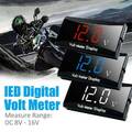 LED Digital Panel Meter Voltmeter Auto Motorrad Voltanzeige Spannungsanzeige-12V